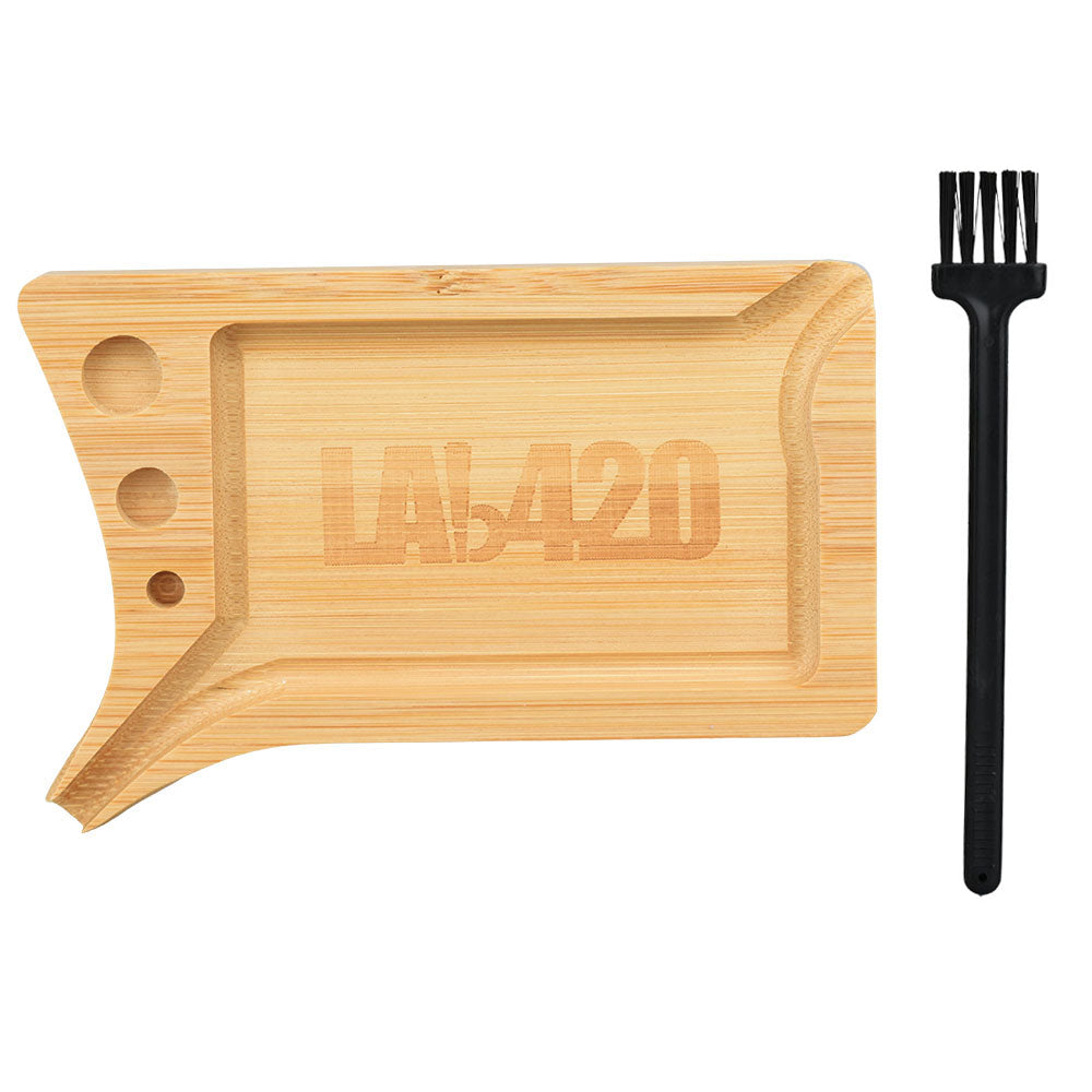 LAb420 Portable Bamboo Rolling Tray