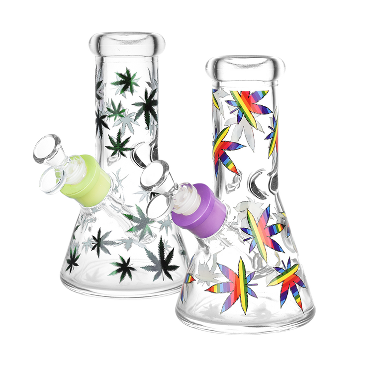 Leafy Celebration Beaker Bong | Group