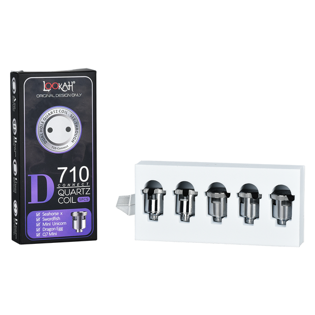 Lookah 710 Connect Quartz Coil D | 5 Piece Pack