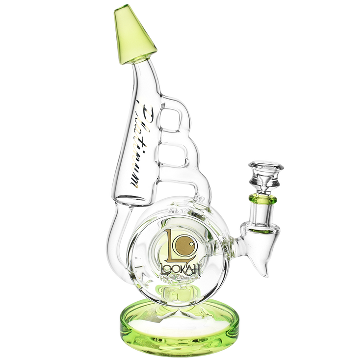 Lookah Horn Recycler Bong | Green