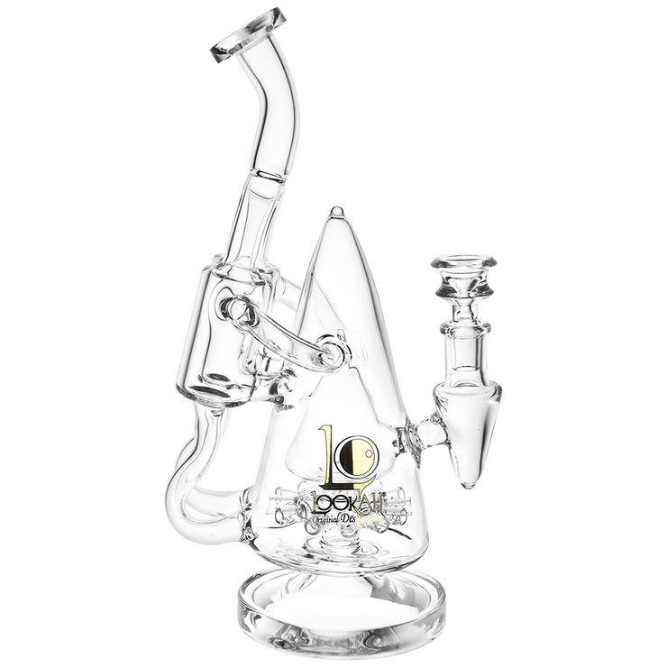 Lookah Pyramid Recycler Bong | Clear