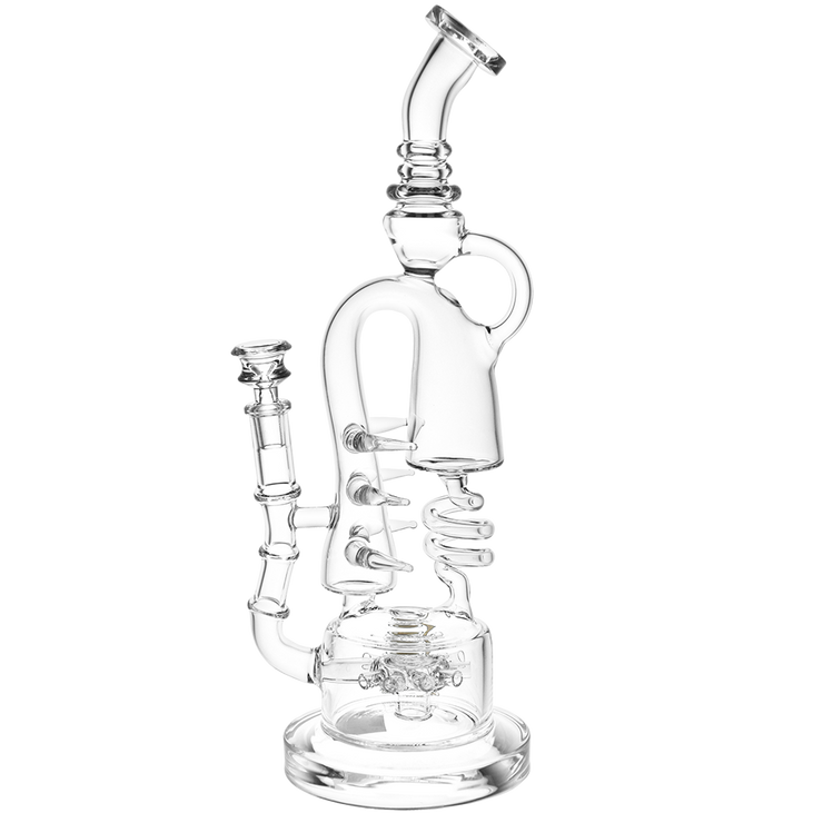 Lookah Spiral Recycler Bong | Clear