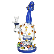 Lookah Spotted Mushroom Bong | Back View