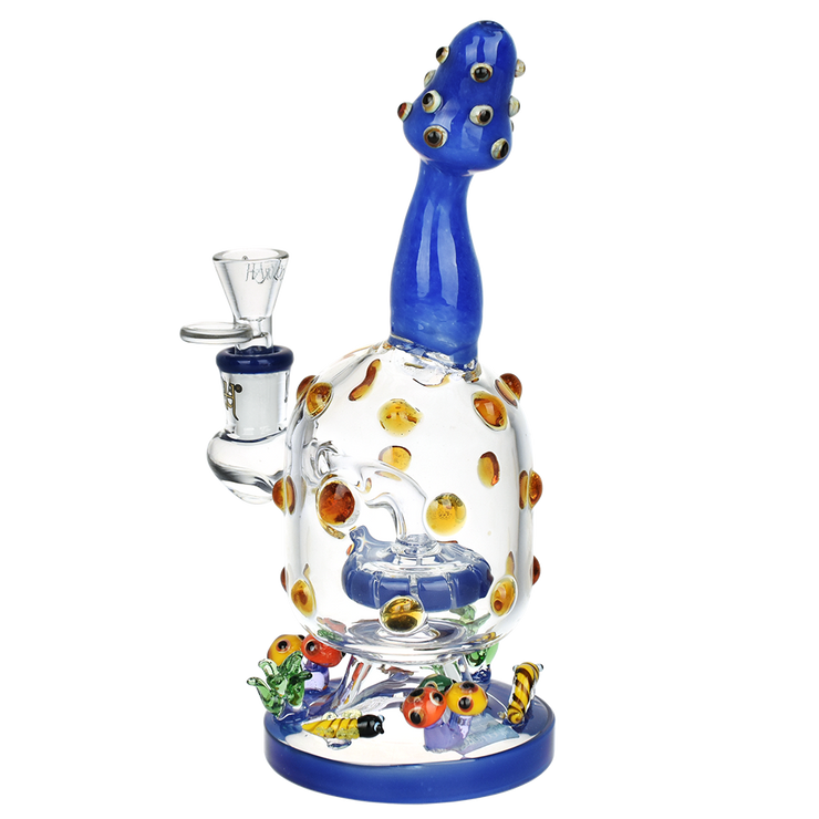 Lookah Spotted Mushroom Bong | Back View