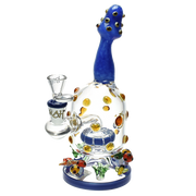 Lookah Spotted Mushroom Bong | Front View