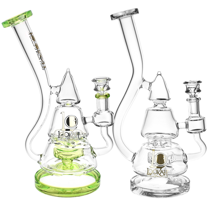 Lookah Stacked Triangle Recycler Bong | Group