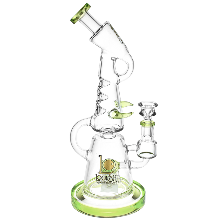 Lookah Wave Recycler Bong | Green