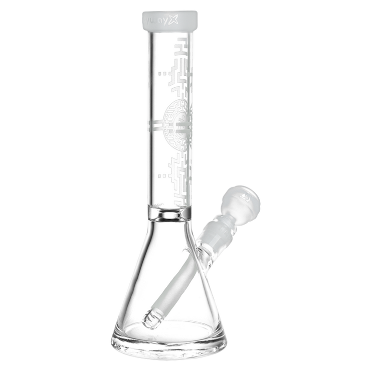 Milkyway Glass Bio-Encryption Beaker Bong | Back View