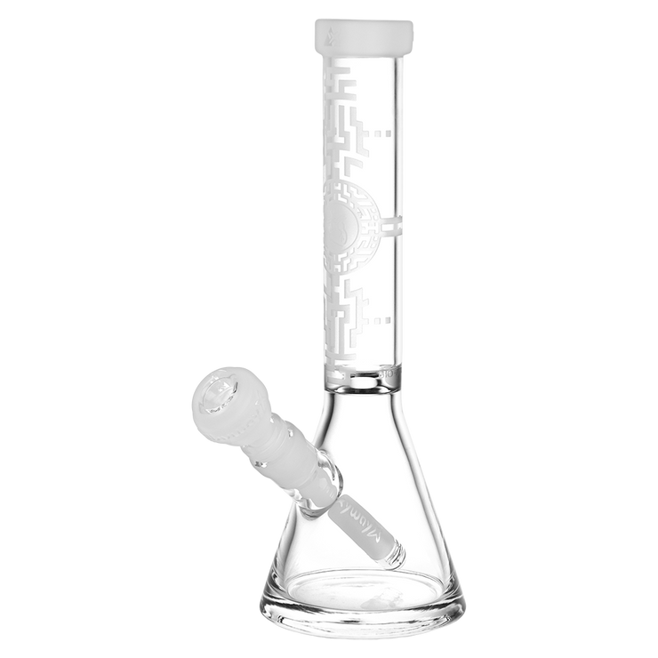 Milkyway Glass Bio-Encryption Beaker Bong | Front View