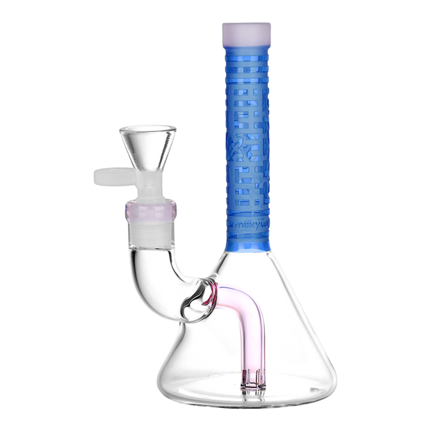 Milkyway Glass Bio-ID Beaker Bong | Blue & Pink