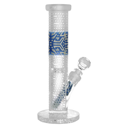 Milkyway Glass Crystallized Straight Tube Bong | Back View