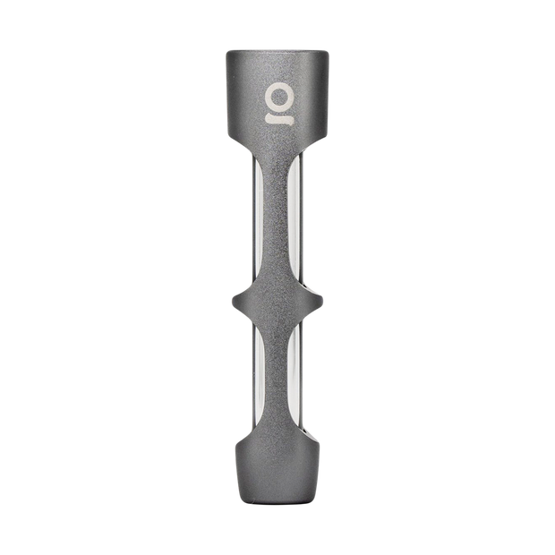 ONGROK Aluminum & Glass Chillum | Silver