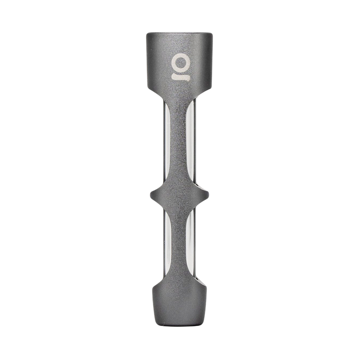 ONGROK Aluminum & Glass Chillum | Silver