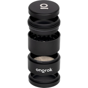 ONGROK Flower Petal Toothless Grinder | 2.2" | Black | Exploded View