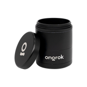 ONGROK Flower Petal Toothless Grinder | 2.2" | Black | Open View