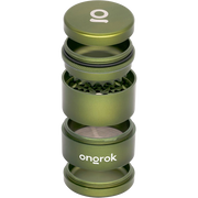 ONGROK Flower Petal Toothless Grinder | 2.2" | Green | Exploded View