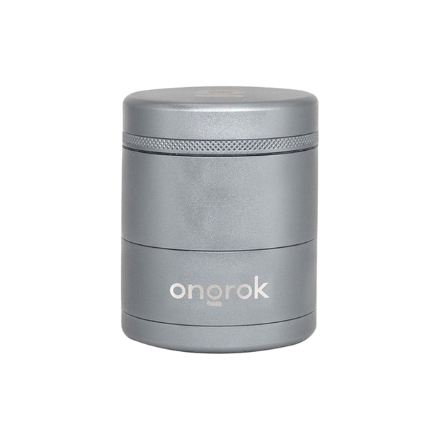 ONGROK Flower Petal Toothless Grinder | 2.5" | Silver