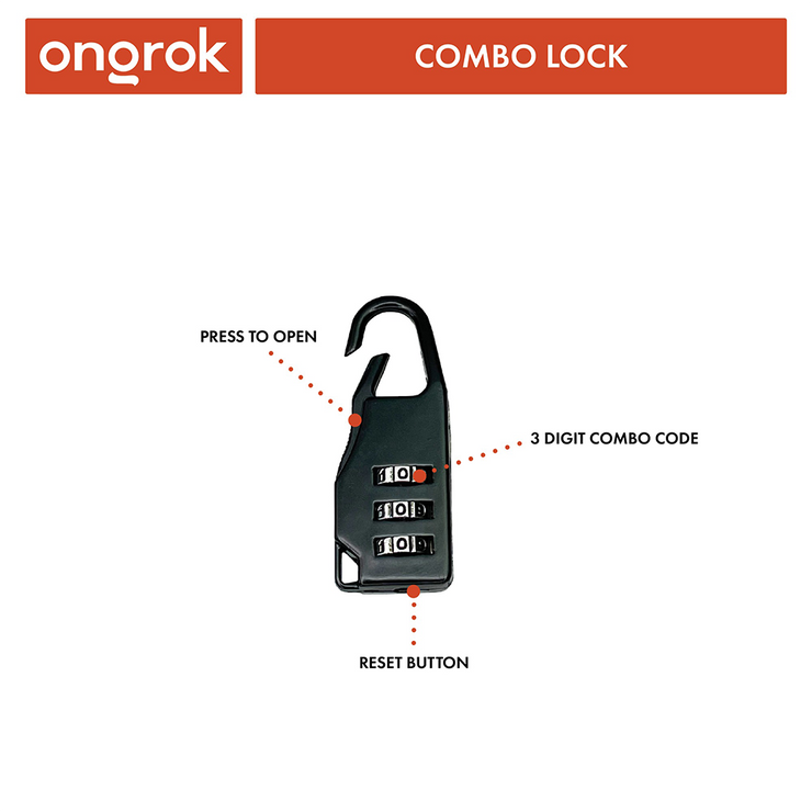 ONGROK V2.0 Carbon-Lined Lockable Wallet | Combination Lock