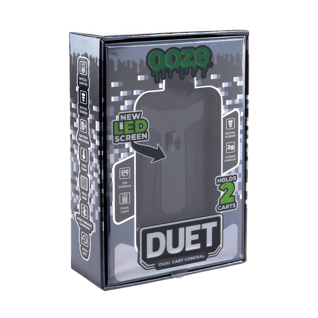 Ooze Duet Dual Cartridge 510 Battery | Packaging