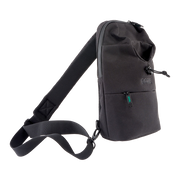 Ooze Traveler Series Smell Proof Cross-body Bag | Black | Side View