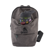 Ooze Traveler Series Smell Proof Cross-body Bag | Gray | Front View