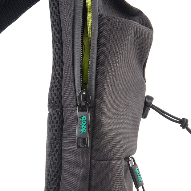 Ooze Traveler Series Smell Proof Cross-body Bag | Zipper Close-Up