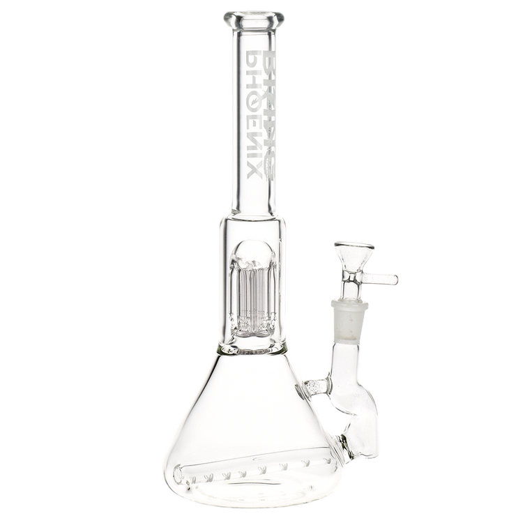 Phoenix Rising Inline Beaker Bong | Back View