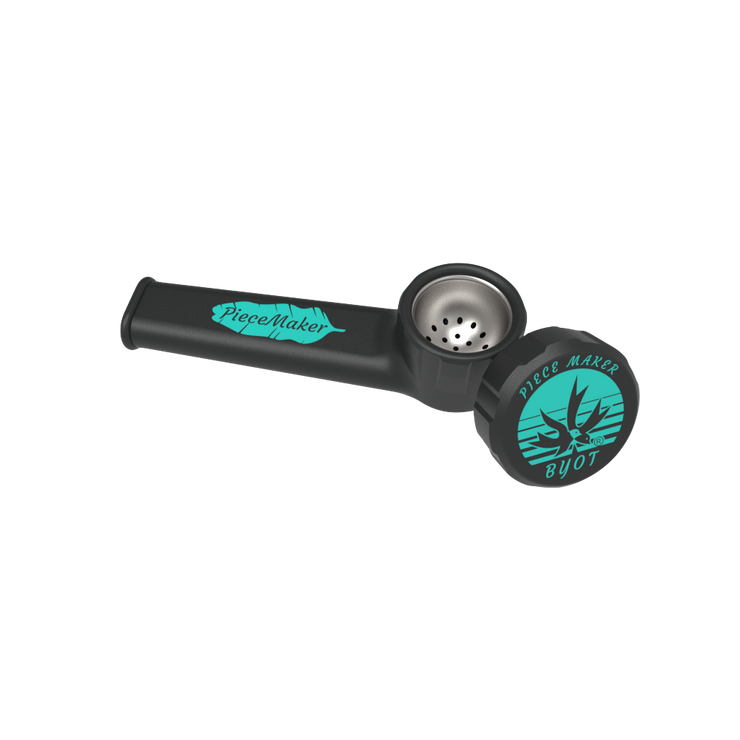 PieceMaker Karma Silicone Hand Pipe | Abyss Black