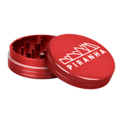 Piranha Aluminum Grinder | 2pc | 2.2" | Red