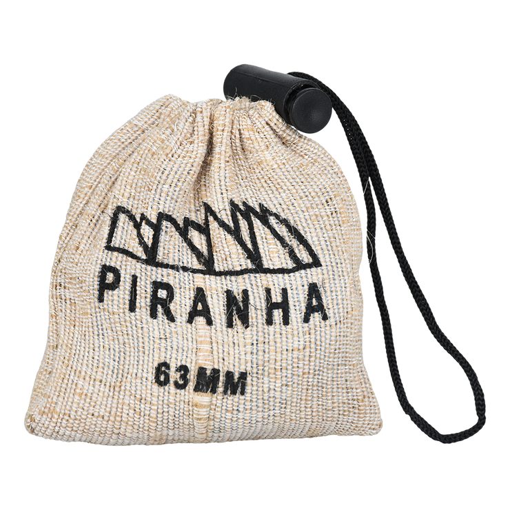 Piranha Aluminum Grinder | 2pc | 2.5" | Travel Pouch