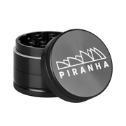 Piranha Aluminum Grinder | 3pc | 2" | Black