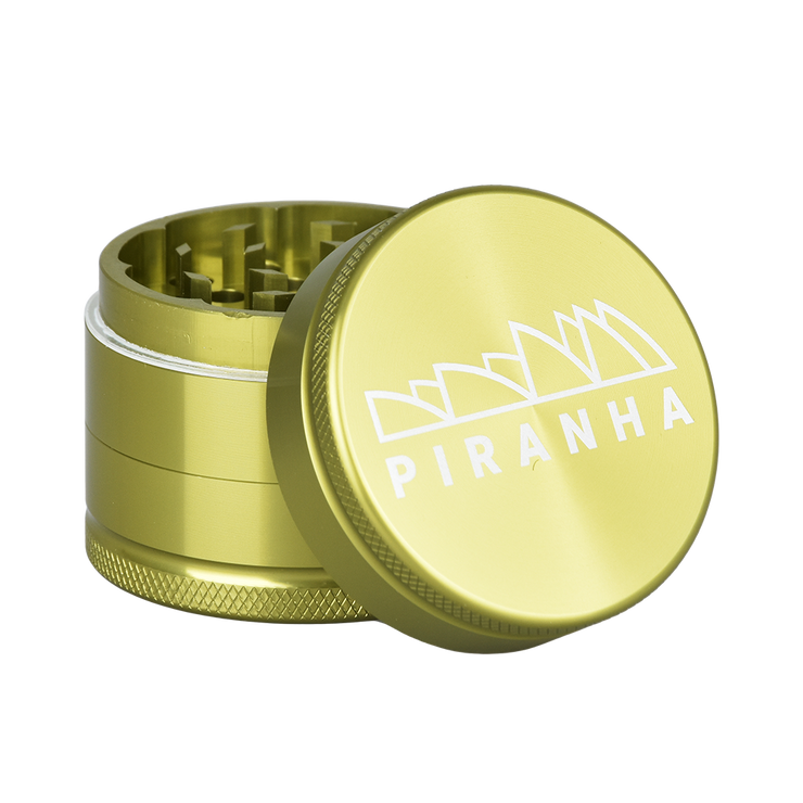 Piranha Aluminum Grinder | 3pc | 2" | Green