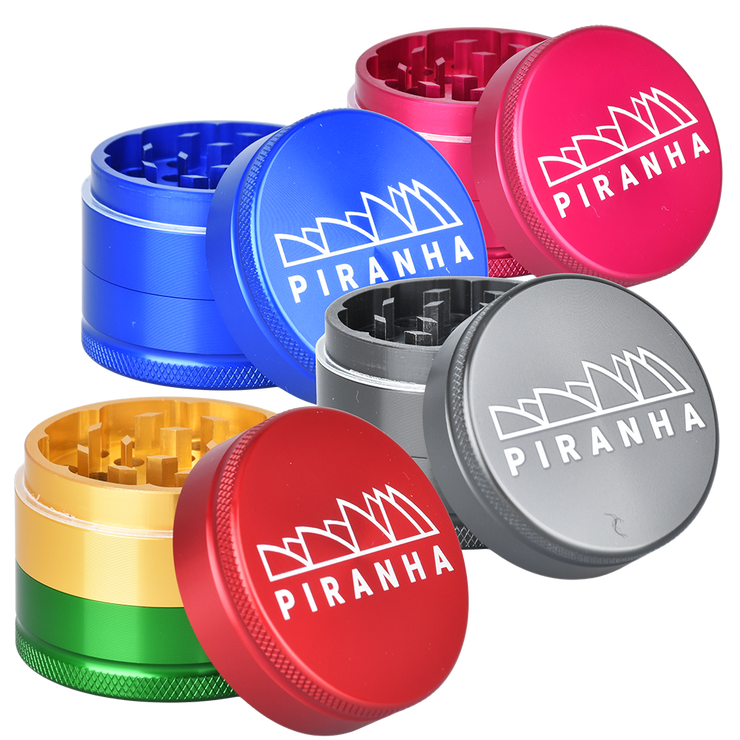 Piranha Aluminum Grinder | 3pc | 2" | Group