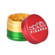 Piranha Aluminum Grinder | 3pc | 2" | Rasta