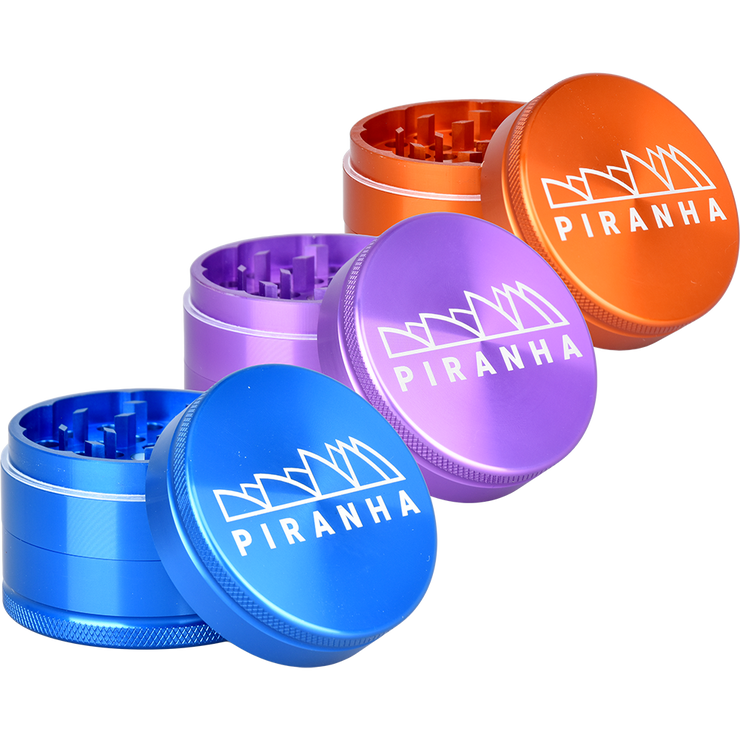 Piranha Aluminum Grinder | 3pc | 2.2" | Group