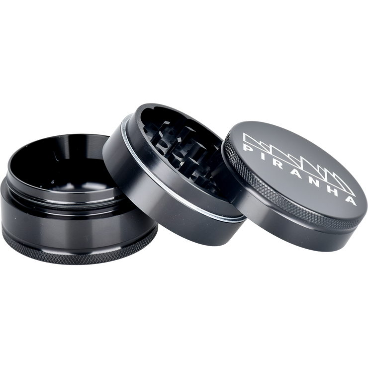 Piranha Aluminum Grinder | 3pc | 2.2" | Pieces Spread