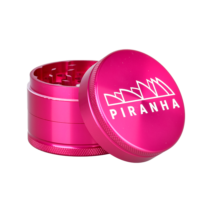 Piranha Aluminum Grinder | 3pc | 2.2" | Pink