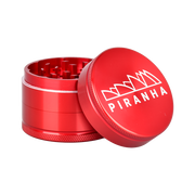 Piranha Aluminum Grinder | 3pc | 2.2" | Red