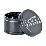 Piranha Aluminum Grinder | 3pc | 2.5" | Black
