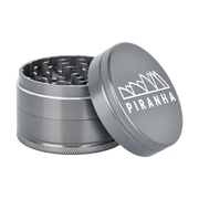 Piranha Aluminum Grinder | 3pc | 2.5" | Gunmetal