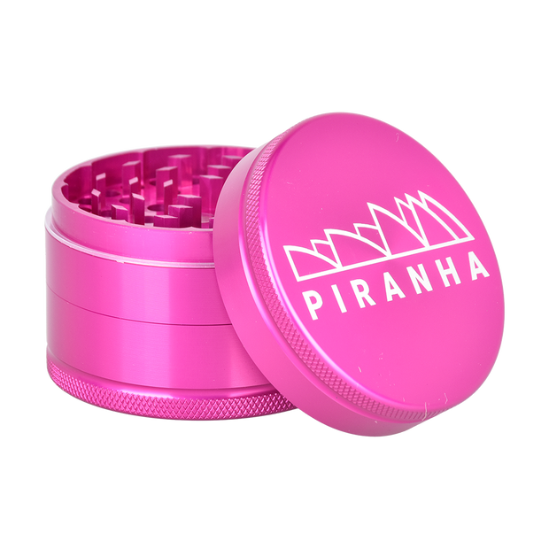 Piranha Aluminum Grinder | 3pc | 2.5" | Pink