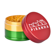 Piranha Aluminum Grinder | 3pc | 2.5" | Rasta