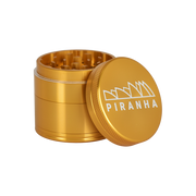 Piranha Aluminum Grinder | 4pc | 2" | Gold