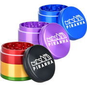 Piranha Aluminum Grinder | 4pc | 2" | Group