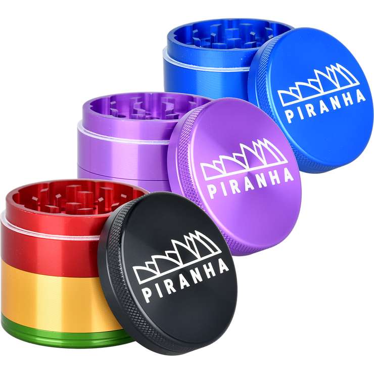 Piranha Aluminum Grinder | 4pc | 2" | Group