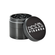 Piranha Aluminum Grinder | 4pc | 2" | Gunmetal