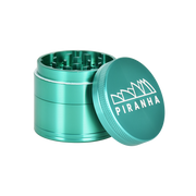 Piranha Aluminum Grinder | 4pc | 2" | Turquoise