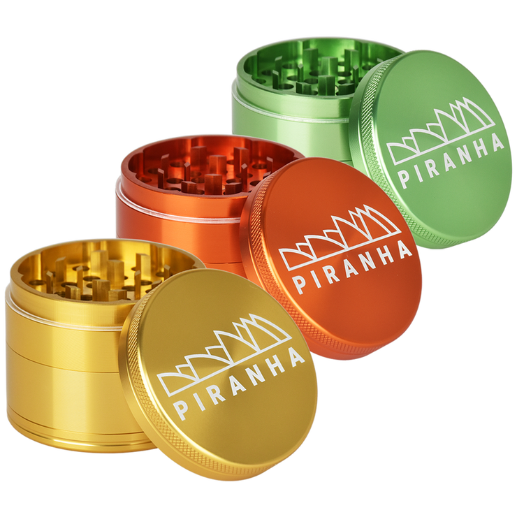 Piranha Aluminum Grinder | 4pc | 2.2" | Group