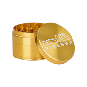 Piranha Aluminum Grinder | 4pc | 2.5" | Gold