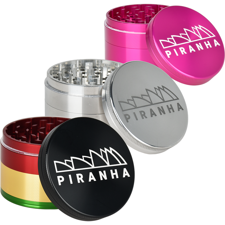 Piranha Aluminum Grinder | 4pc | 2.5" | Group